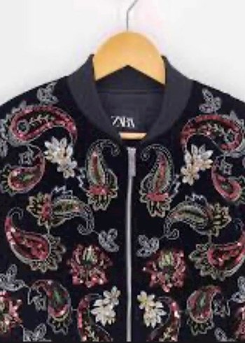 ZARA PAYETLİ CEKET M BEDEN - Görsel 5