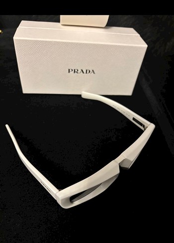 Beyaz Prada Kadın Gözlüğü - Görsel 5