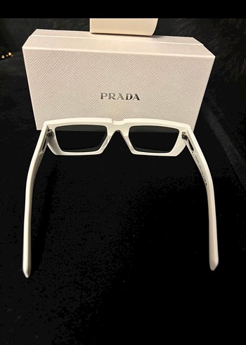 Beyaz Prada Kadın Gözlüğü - Görsel 4