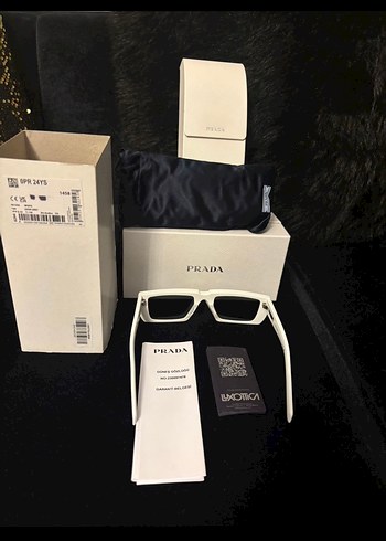 Beyaz Prada Kadın Gözlüğü - Görsel 2