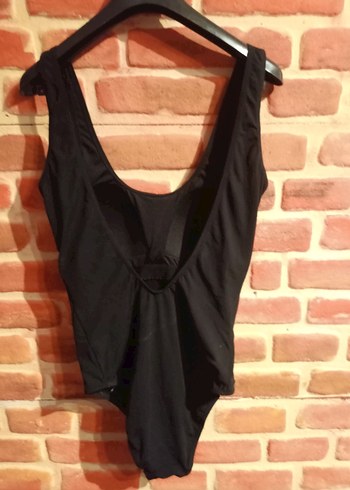 Siyah Baskılı Kadın Mini Mayo - Görsel 2