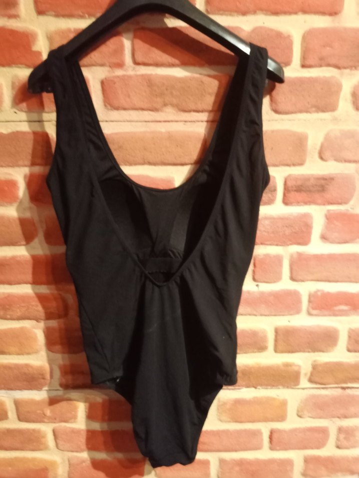 Siyah Baskılı Kadın Mini Mayo - Görsel 2