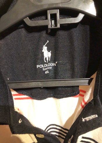 Erkek Çizgili Kısa Kollu Polo Tişört - Görsel 5