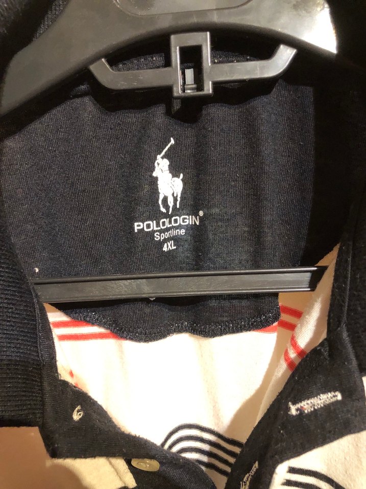 Erkek Çizgili Kısa Kollu Polo Tişört - Görsel 5