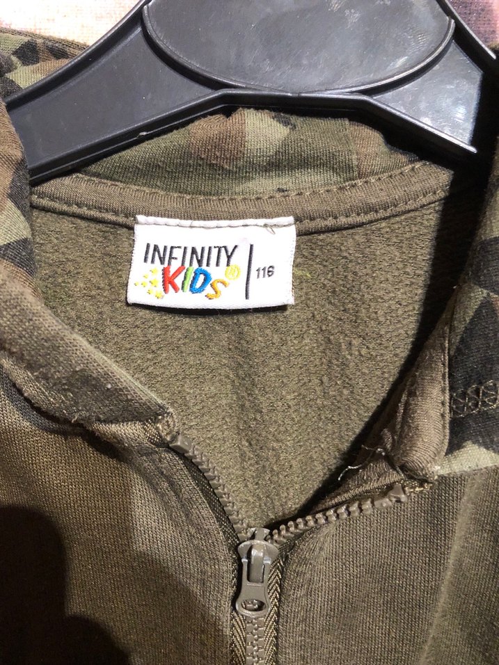 Çocuk Kamuflaj Kapüşonlu Sweatshirt - Görsel 2