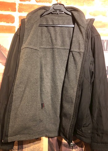 Erkek Siyah Fermuarlı Yüksek Yakalı Ceket - Görsel 5