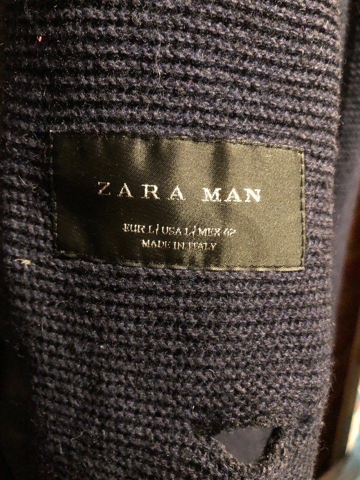 Düğmeli lacivert Erkek Midi Boy Palto - Görsel 4