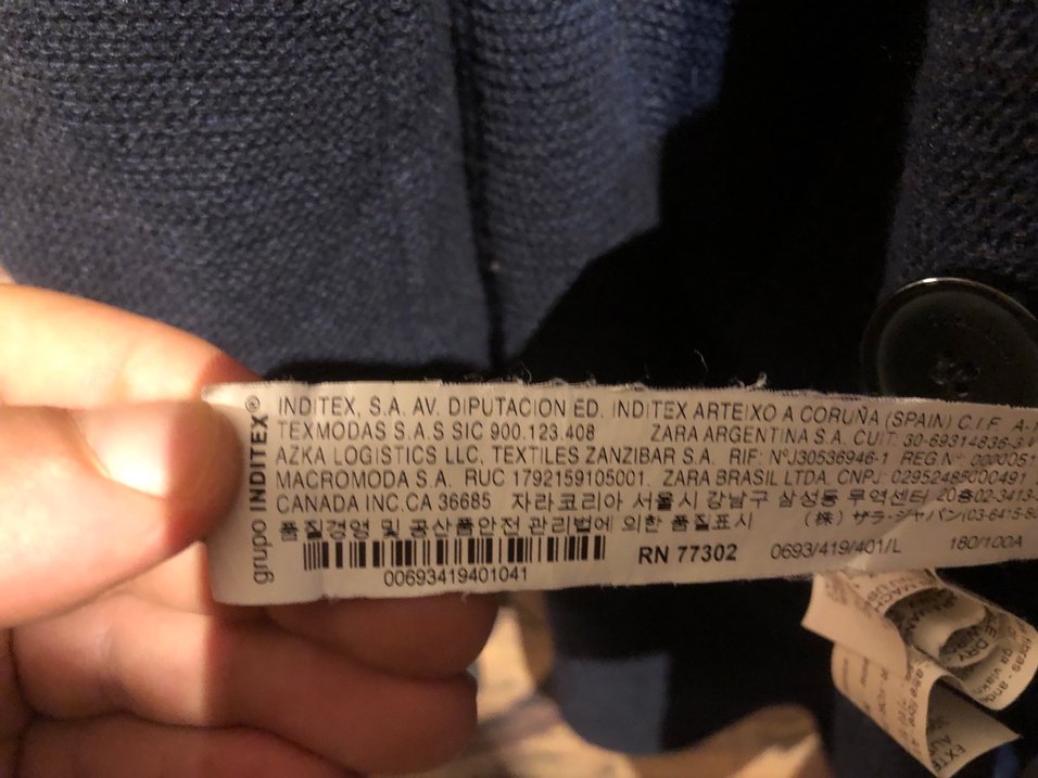 Düğmeli lacivert Erkek Midi Boy Palto - Görsel 5