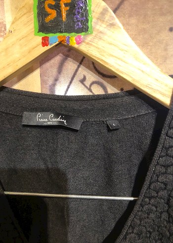 Düğmeli Siyah Kolsuz pamuklu Yelek - Görsel 3