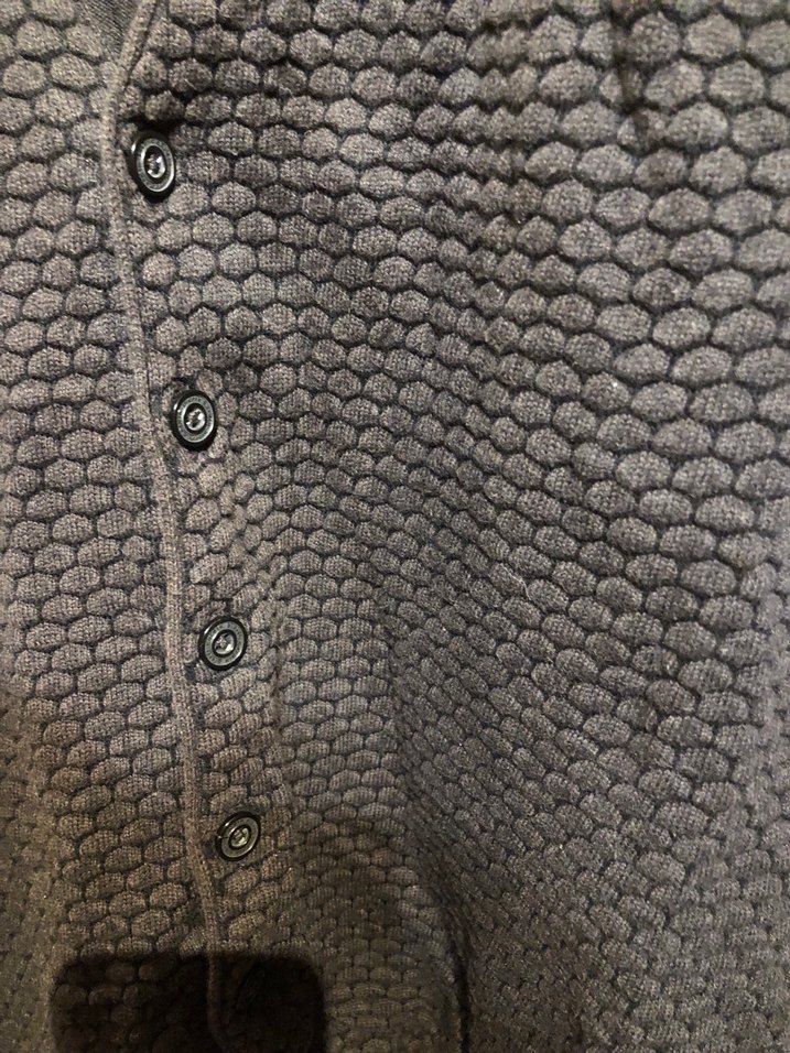 Düğmeli Siyah Kolsuz pamuklu Yelek - Görsel 2