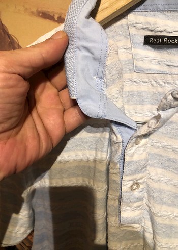 Gri Beyaz Erkek Kısa Kollu Polo Tişört - Görsel 4