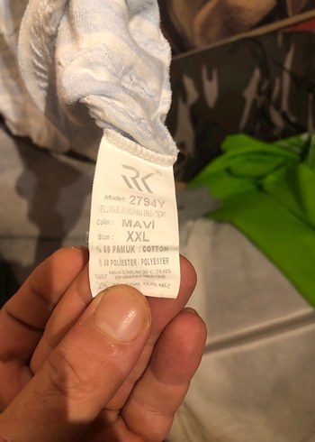 Gri Beyaz Erkek Kısa Kollu Polo Tişört - Görsel 6