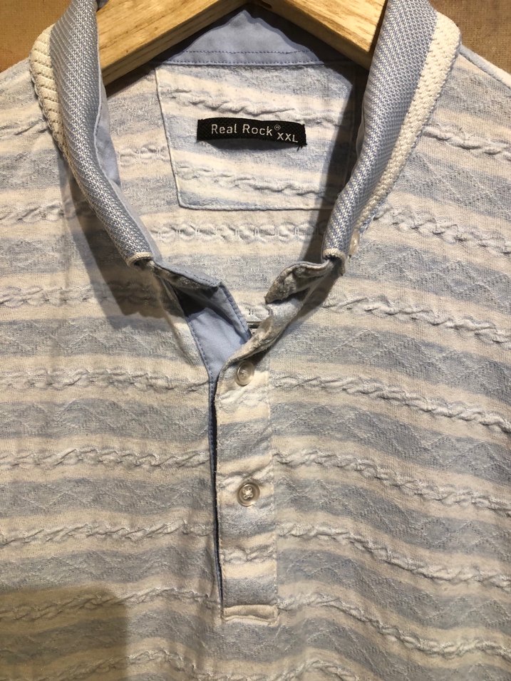 Gri Beyaz Erkek Kısa Kollu Polo Tişört - Görsel 2