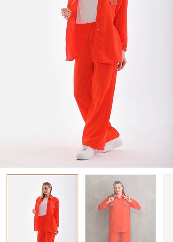 Uzun Kollu Keten Kadın Takım
S-M-L-XL - Görsel 4