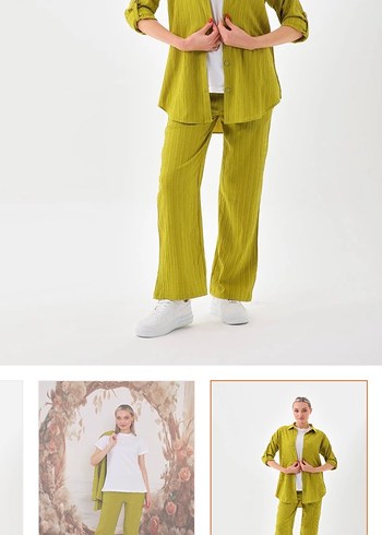 Uzun Kollu Keten Kadın Takım
S-M-L-XL - Görsel 8