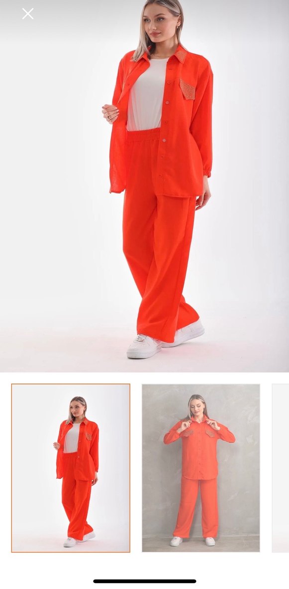 Uzun Kollu Keten Kadın Takım
S-M-L-XL - Görsel 4