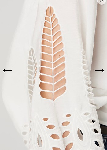 Beymen Club Mavi Nakışlı V Yaka Gömlek - Görsel 5