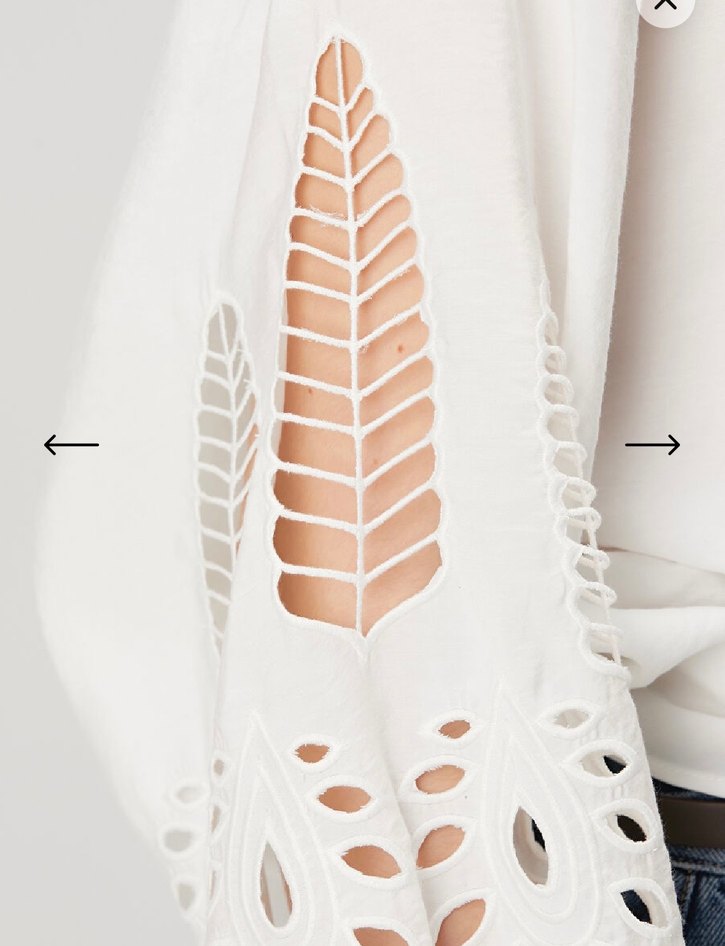 Beymen Club Mavi Nakışlı V Yaka Gömlek - Görsel 5