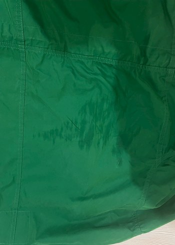 Kadın Yeşil Kapüşonlu Rahat Kesim rüzgarlık - Görsel 8