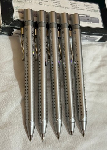  Faber Castell Grip 2011 0.7mm Gümüş