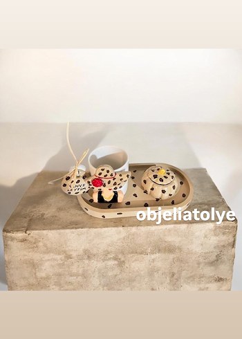 Camel Renkli El Yapımı Seramik Fincan Seti - Görsel 2