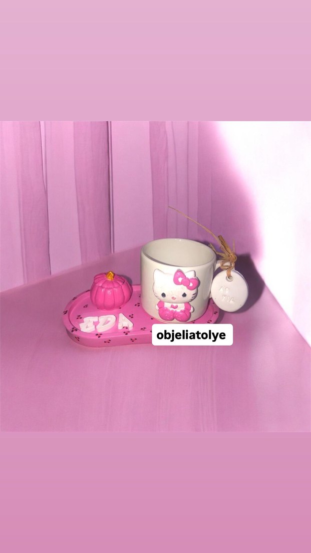 Camel Renkli El Yapımı Seramik Fincan Seti - Görsel 4