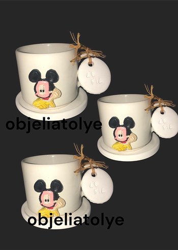 Kahve fincanı set Beyaz Desenli Seramik Bardak Seti - Görsel 14