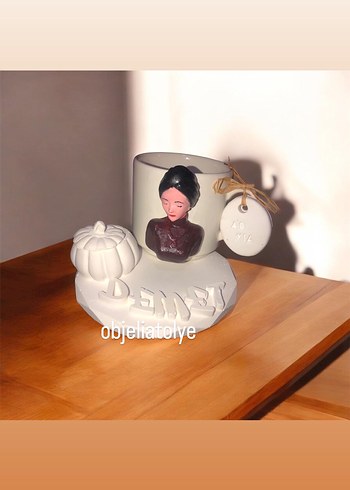 Teddy kupa fincan Mavi Ayıcık Figürlü Bardak ve Etiket - Görsel 9