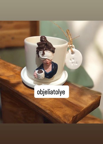 Teddy kupa fincan Mavi Ayıcık Figürlü Bardak ve Etiket - Görsel 16