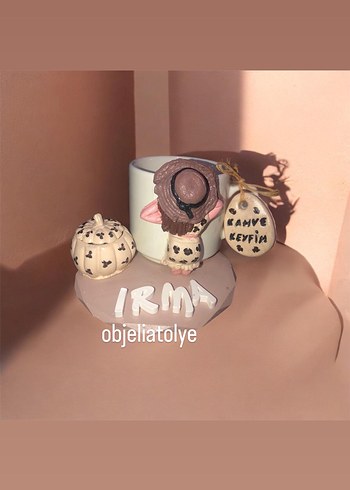 Leoparlı fincan Beyaz ve Pastel Renkli Dekoratif Kupa - Görsel 3