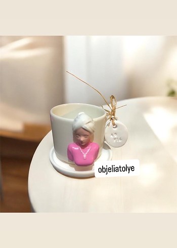 Leoparlı fincan Beyaz ve Pastel Renkli Dekoratif Kupa - Görsel 15