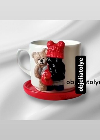 İsimli fincan takım Kahve Keyfi Temalı Dekoratif Fincan Seti - Görsel 15