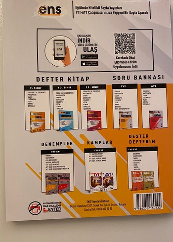  ENS Yayınları TYT Matematik Soru Bankası