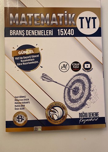 Bilgi Sarmal TYT Matematik Branş Denemeleri 15x40