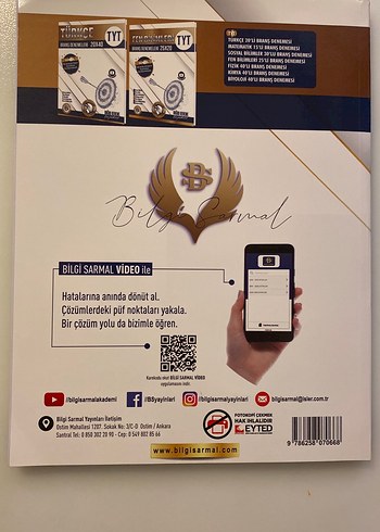  Bilgi Sarmal TYT Matematik Branş Denemeleri 15x40