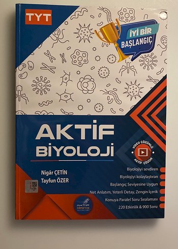 Aktif Biyoloji TYT Başlangıç Seviyesi Kitabı