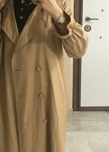 Camel Midi Kadın Trençkot - Görsel 3