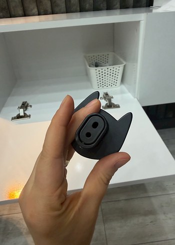 Siyah Kedi Yüzü Kedi Aksesuarı - Görsel 2