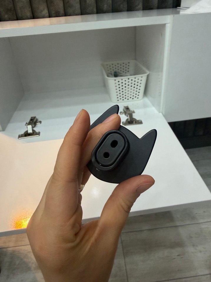 Siyah Kedi Yüzü Kedi Aksesuarı - Görsel 2