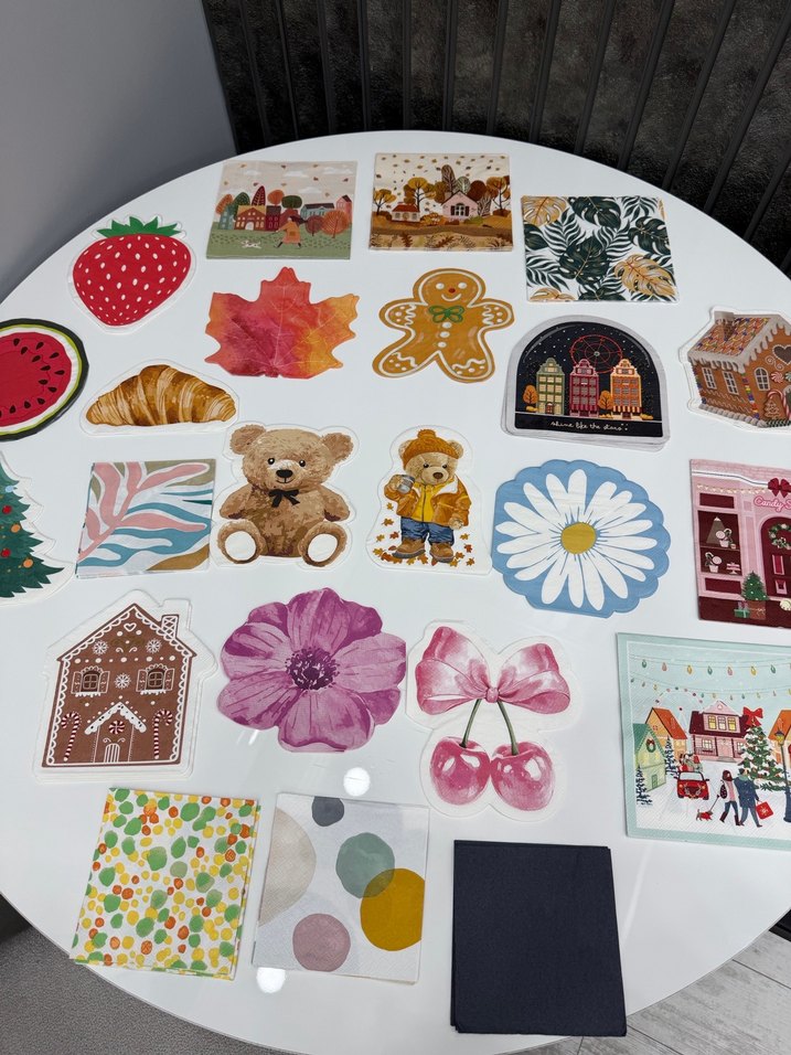 Her modelden 2 adet mevcuttur kahve sunumu için peçete - Görsel 5