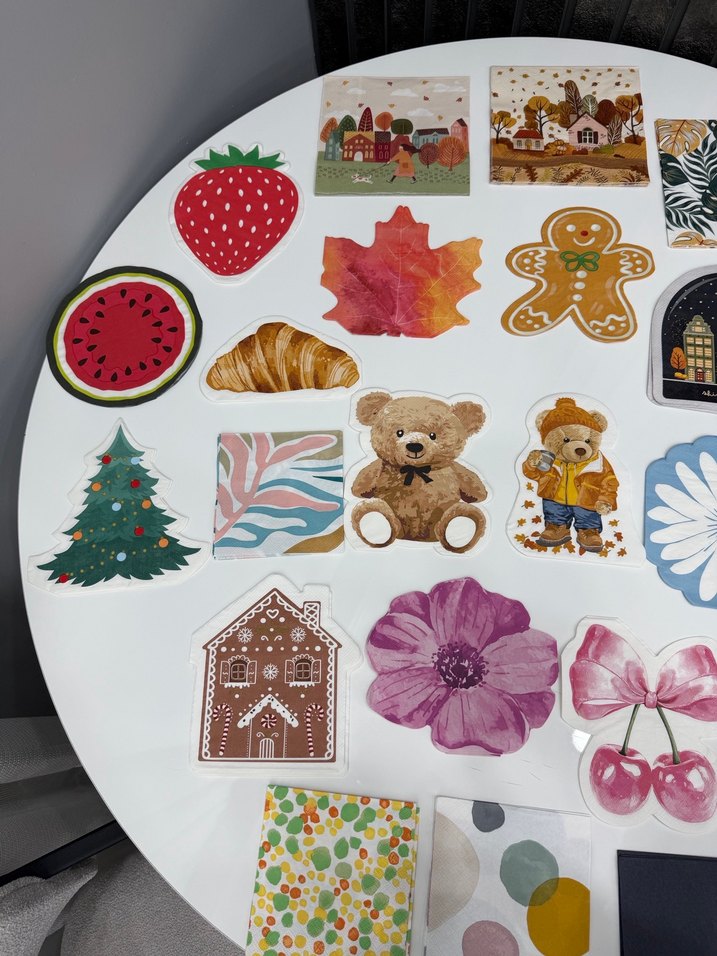 Her modelden 2 adet mevcuttur kahve sunumu için peçete - Görsel 4