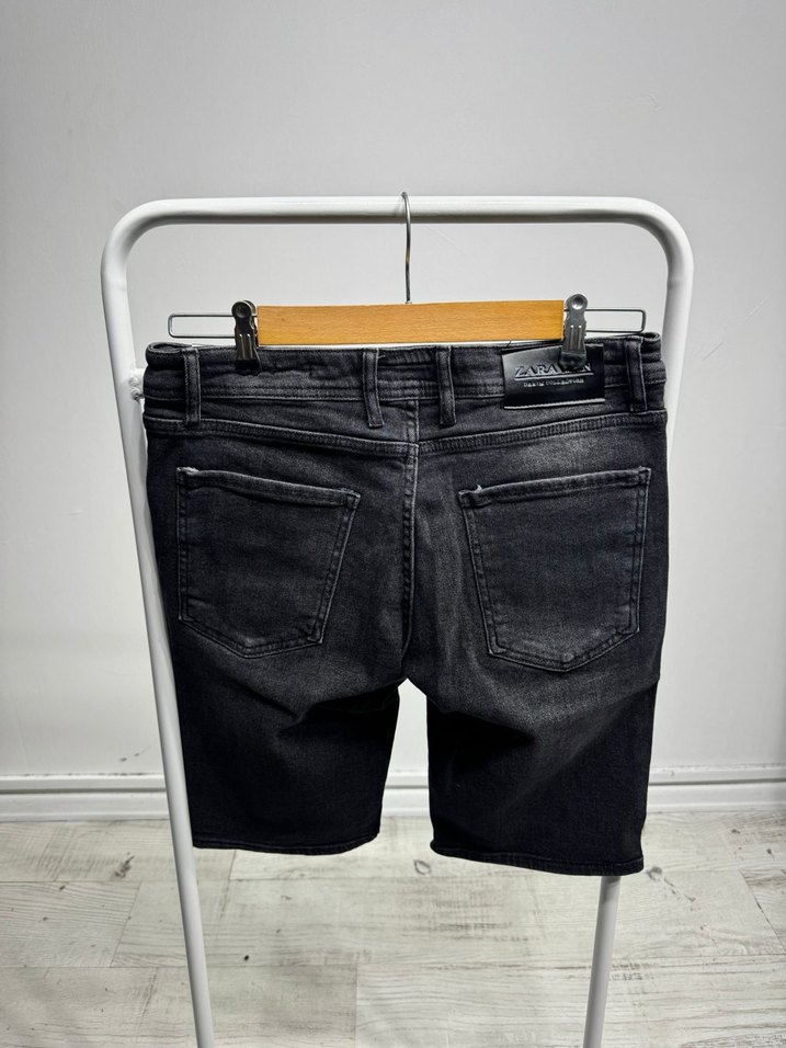 Zara erkek kot şort - Görsel 2