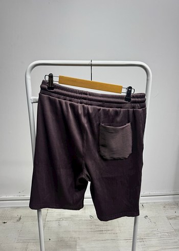 Erkek Gri Rahat Kesim Mini Şort - Görsel 2