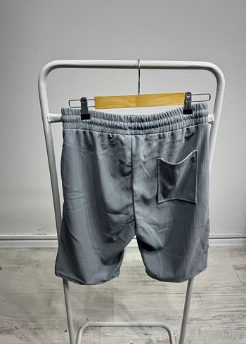 Gri Relaxed Fit Erkek Kısa Şort - Görsel 2