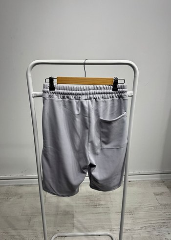 Gri Spor Erkek Şort Rahat Kesim - Görsel 2