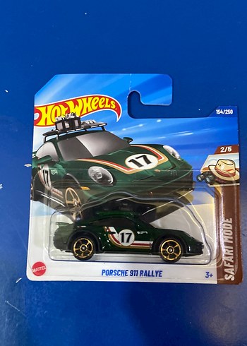 Yeşil Porsche 911 Rallye Oyuncak Araba