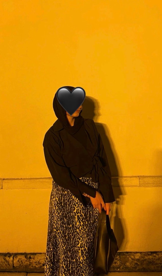 Gri Zebra Desenli Pilili Uzun Kadın Etek - Görsel 2