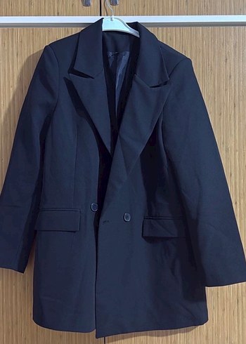 Kadın blazer siyah ceket - Görsel 2