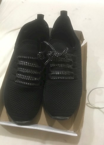Siyah Bağcıklı Spor Kadın Sneakers