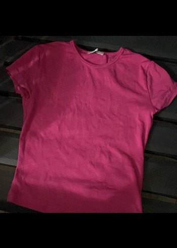 bershka kadın pembe crop